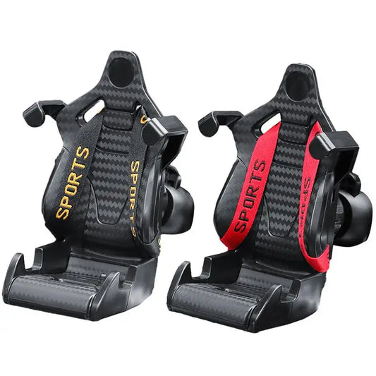 Race Chair Phone Holder Red and Yellow